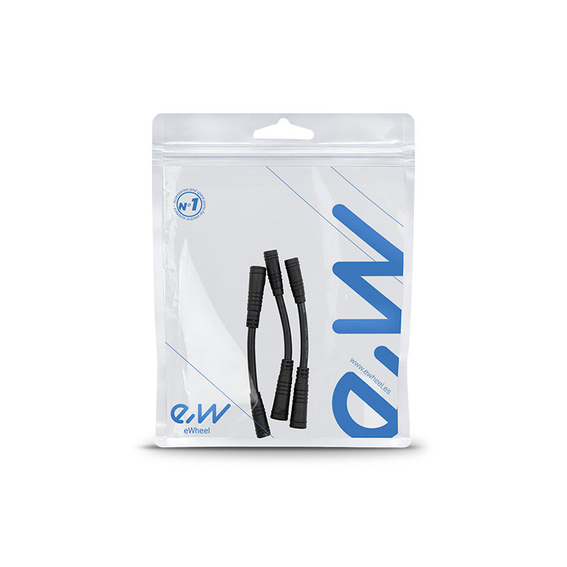 Adaptateur étanche M6 femelle vers M8 femelle (3 broches) – lot de 3
