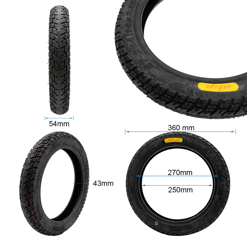 Pneu tubeless off-road 14x2,125 (57-254)