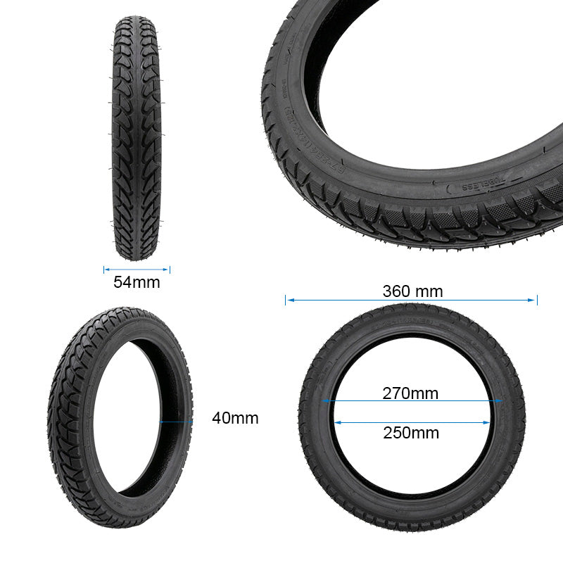 Pneu tubeless route urbaine 14x2,125 (57-254)