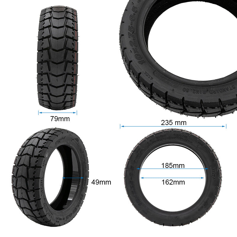 Pneu tubeless 10x2,75-6,5 avec gel