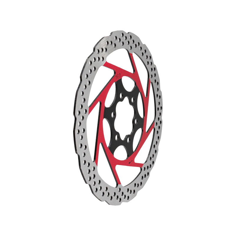 Disque de frein V2 6H 160mm Rouge