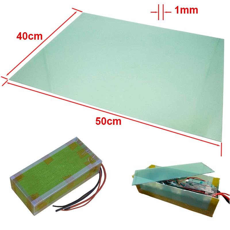 Planche de fibre de verre 50x40cm 1mm
