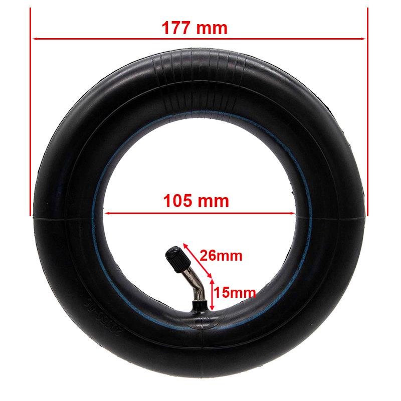 Chambre à air 200x50 VC 135x45° [Ewheel]