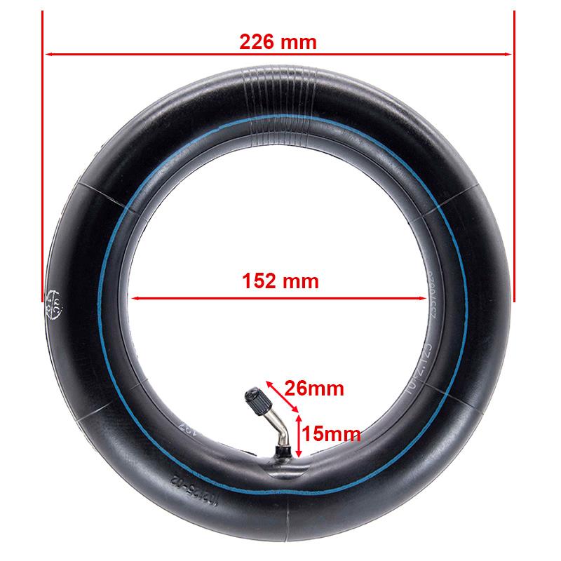 Chambre à air 10×2,125 VC 135×45º [Ewheel]