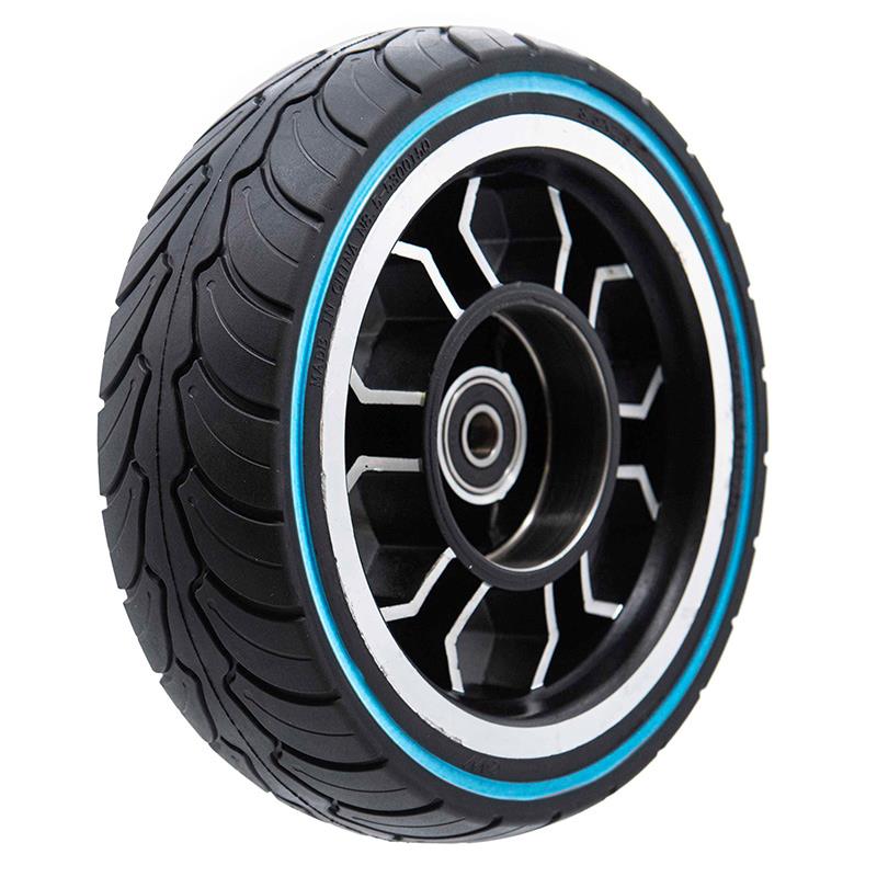 Pneu plein ultraléger 8x2,5-6,1/B58 - ligne bleue (compatible avec Dualtron Mini) [Ewheel]