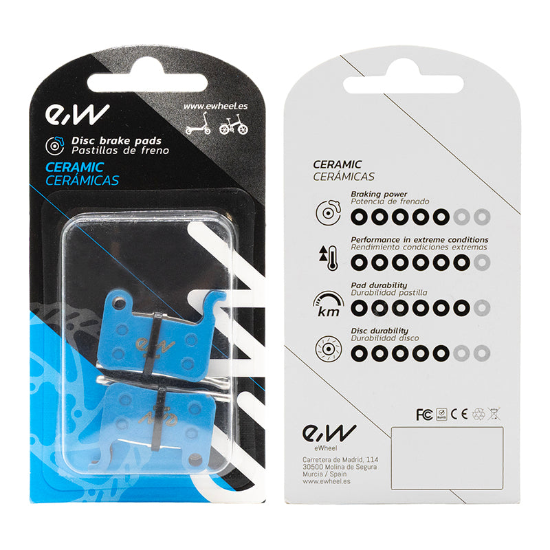 Plaquette de frein RS001-C céramique pour Xtech [Ewheel] - 2 jeux