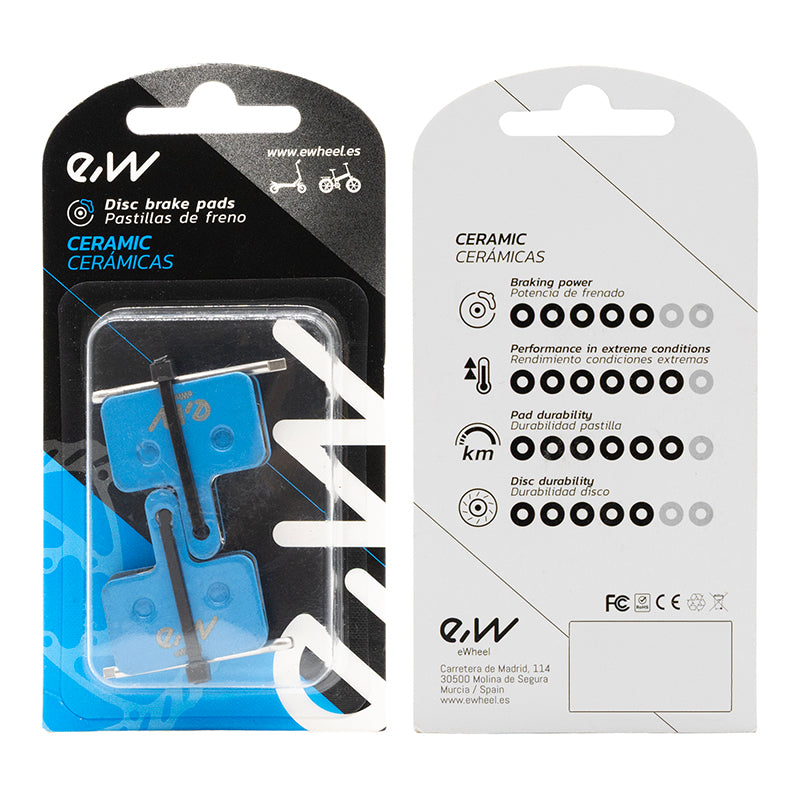 Plaquette de frein RT004-C céramique [Ewheel] - 2 jeux