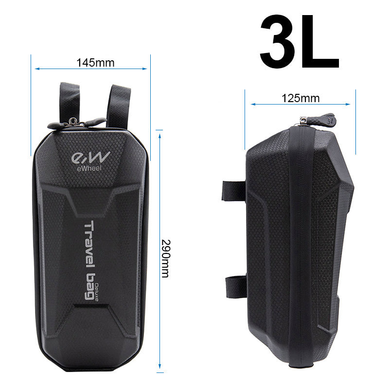 Sacoche premium noir avec velcro [Ewheel] - 3L