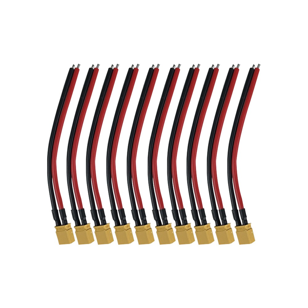 Pack Prises XT30 Avec Cables  X10 males + X10 femelles