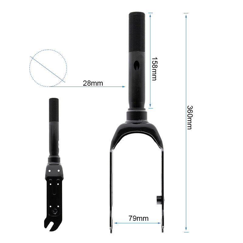 Fourche avant du E2 Pro E