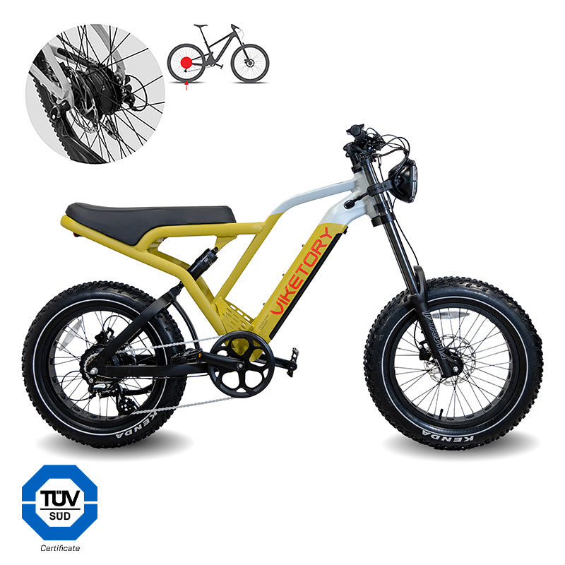 COMMANDO - Fatbike - Jaune désert/Gris