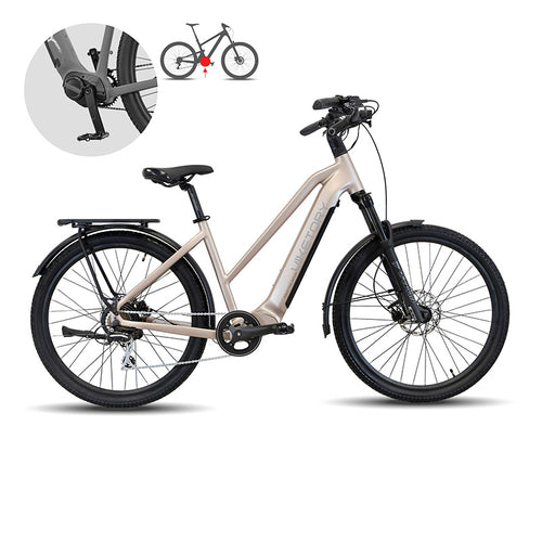 ARENOX +Plus vélo électrique URBAN Nacré