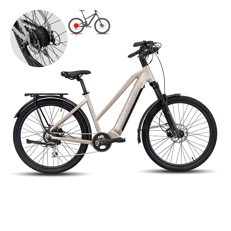 ARENOX vélo électrique URBAN Nacré