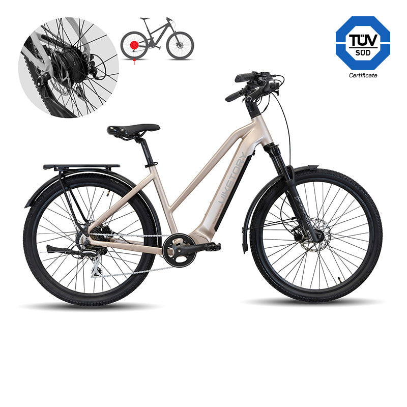 ARENOX vélo électrique URBAN Nacré