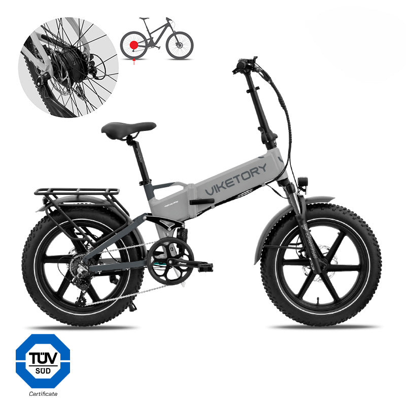 BRAVE - Fatbike pliant - Gris
