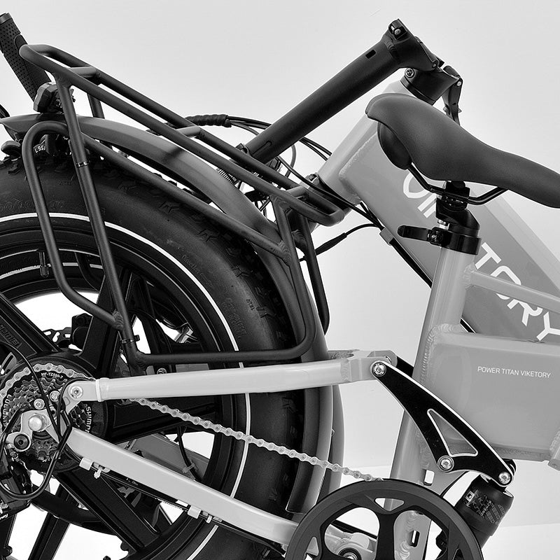 BRAVE vélo électrique FATBIKE Pliable Orange/Gris