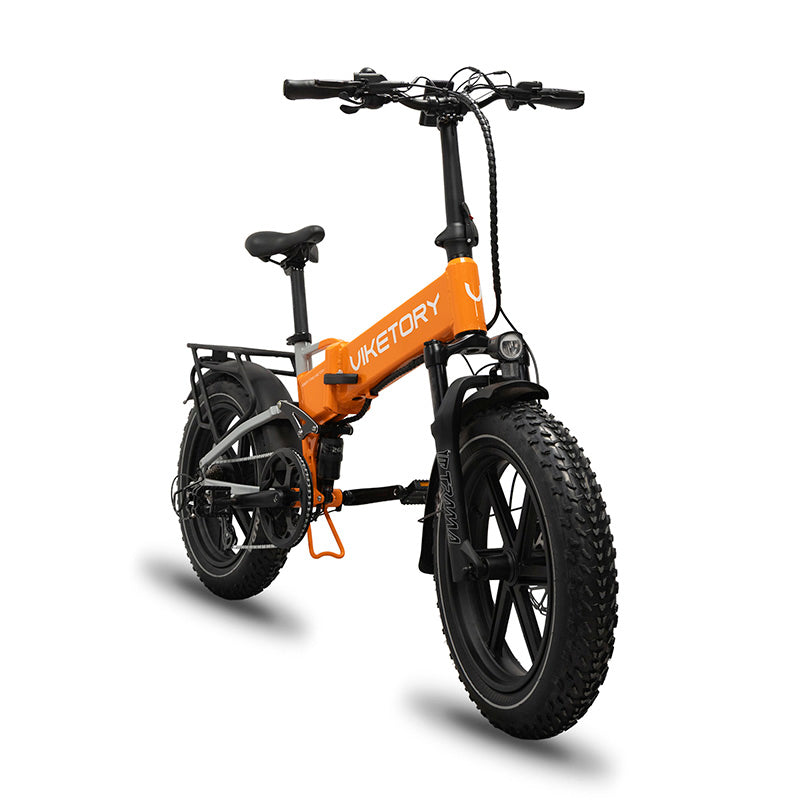 BRAVE vélo électrique FATBIKE Pliable Orange/Gris