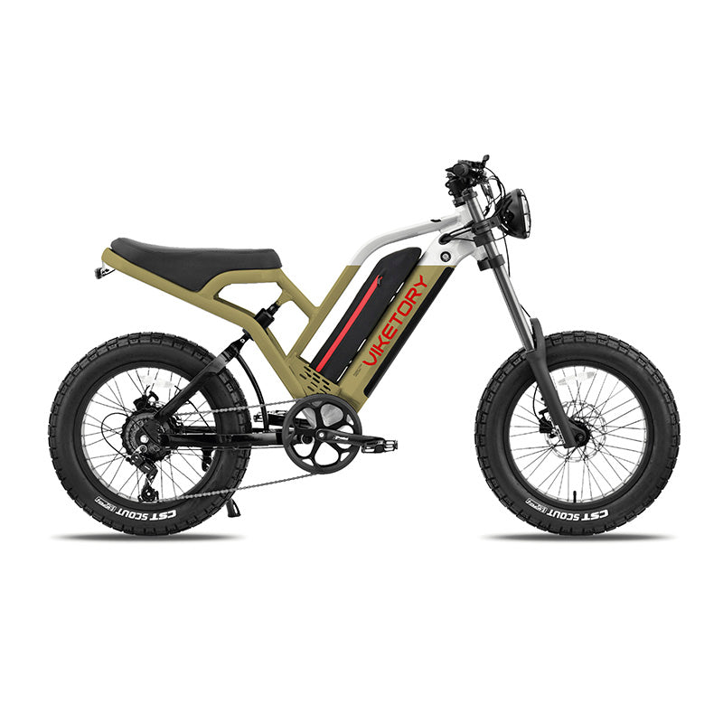 COMMANDO vélo électrique FATBIKE Vert militaire