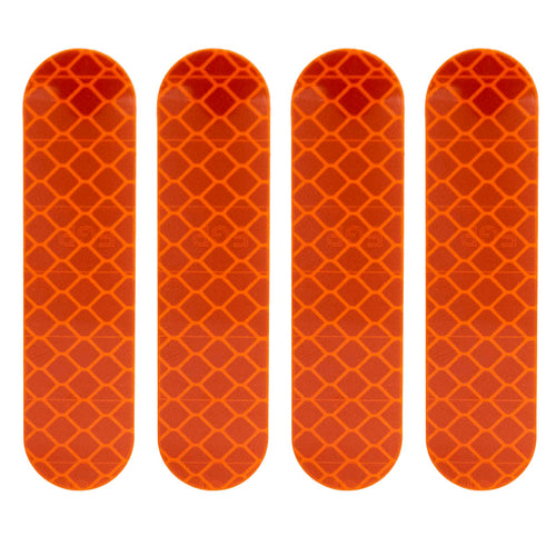 Adhésif réfléchissant orange pour les séries Ninebot Forks F et D - 4uds