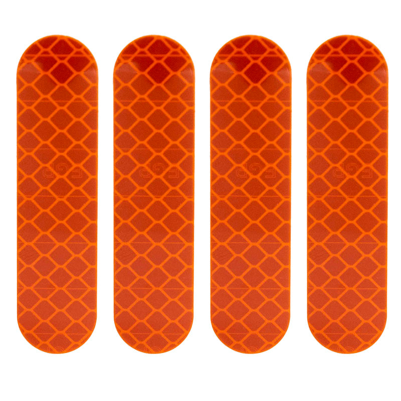 Adhésif réfléchissant orange pour les séries Ninebot Forks F et D - 4uds