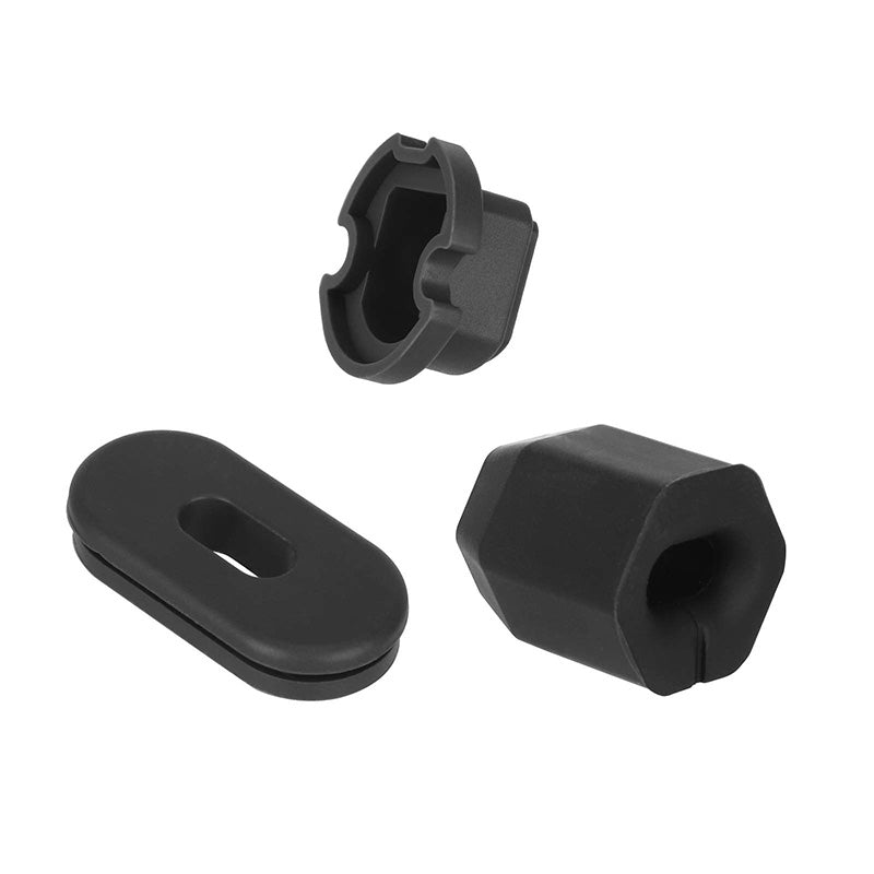 Bouchons en silicone noirs pour Xiaomi 4 Lite (2e génération) – lot de 5