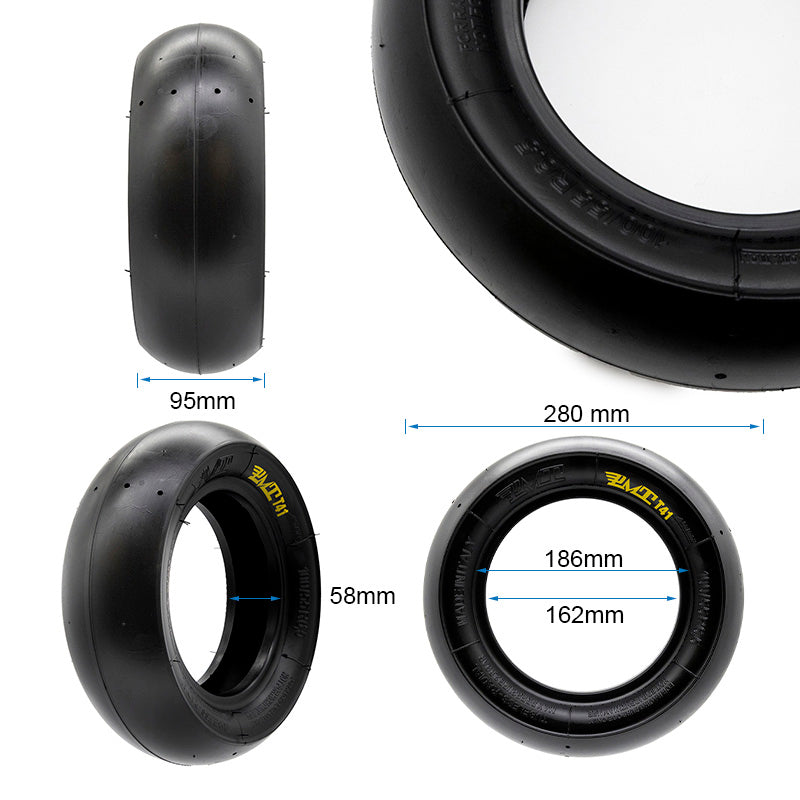 Pneu Tubeless radial 100/55 R6.5” Slick [PMT]