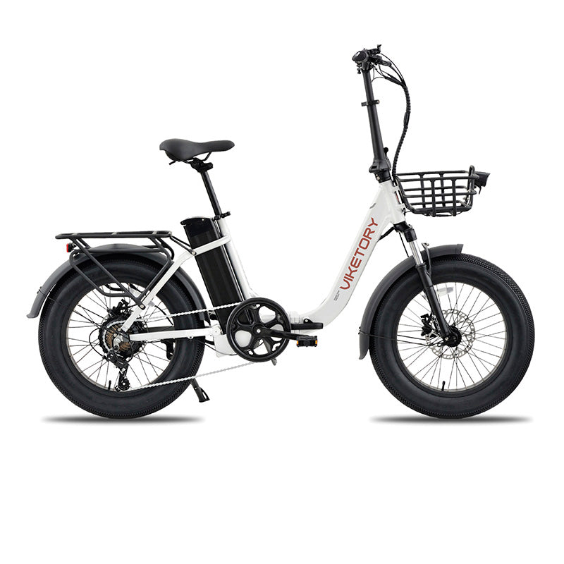 Vélo Électrique pliant Blanc