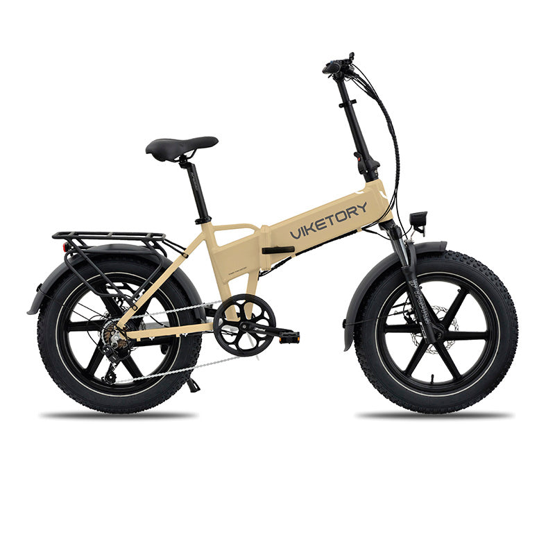 Vélo Électrique pliable fatbike-creme Lithor