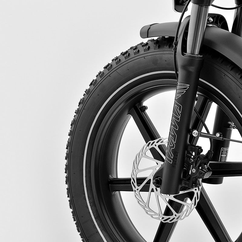 Lithor vélo électrique FATBIKE Pliable Crème