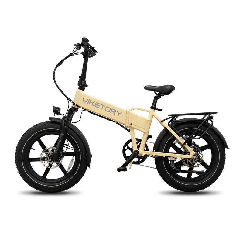 Lithor vélo électrique FATBIKE Pliable Crème