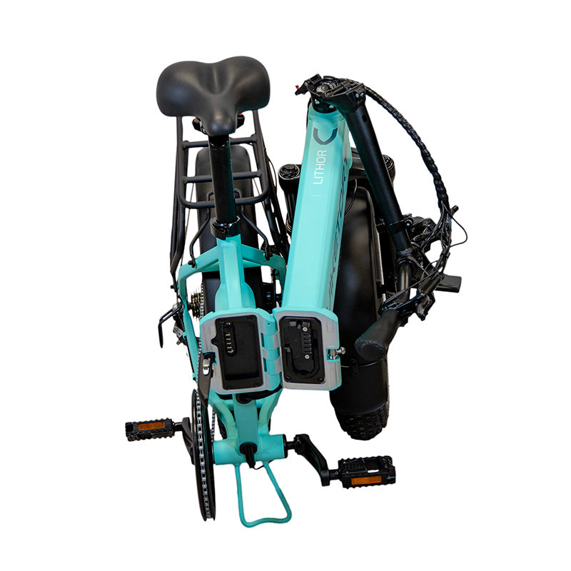 Vélo électrique Lithor Turquoise