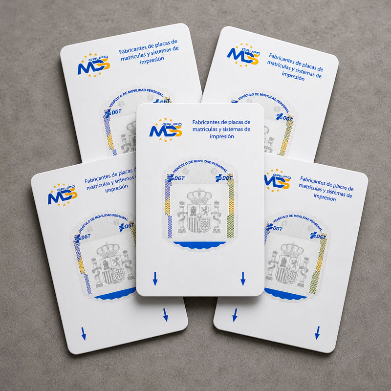 Pack 50 matriculas DGT