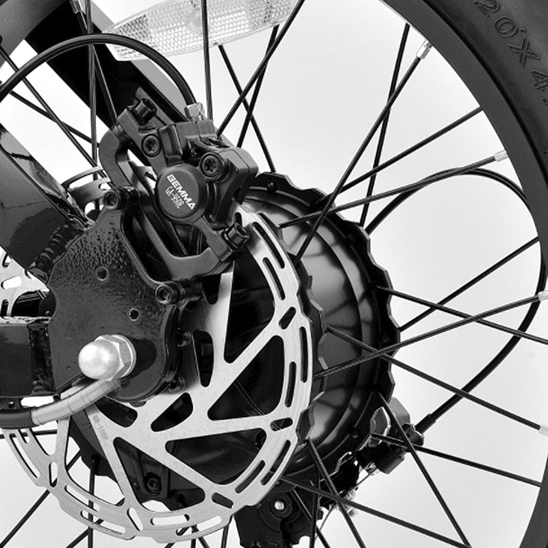 NAVY vélo électrique FATBIKE Bleu marine/Blanc