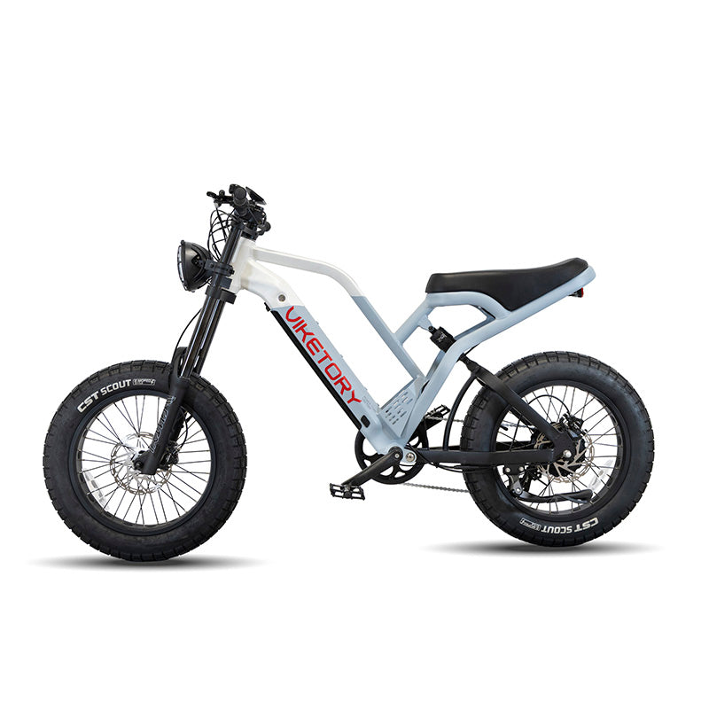 NAVY vélo électrique FATBIKE Bleu marine/Blanc
