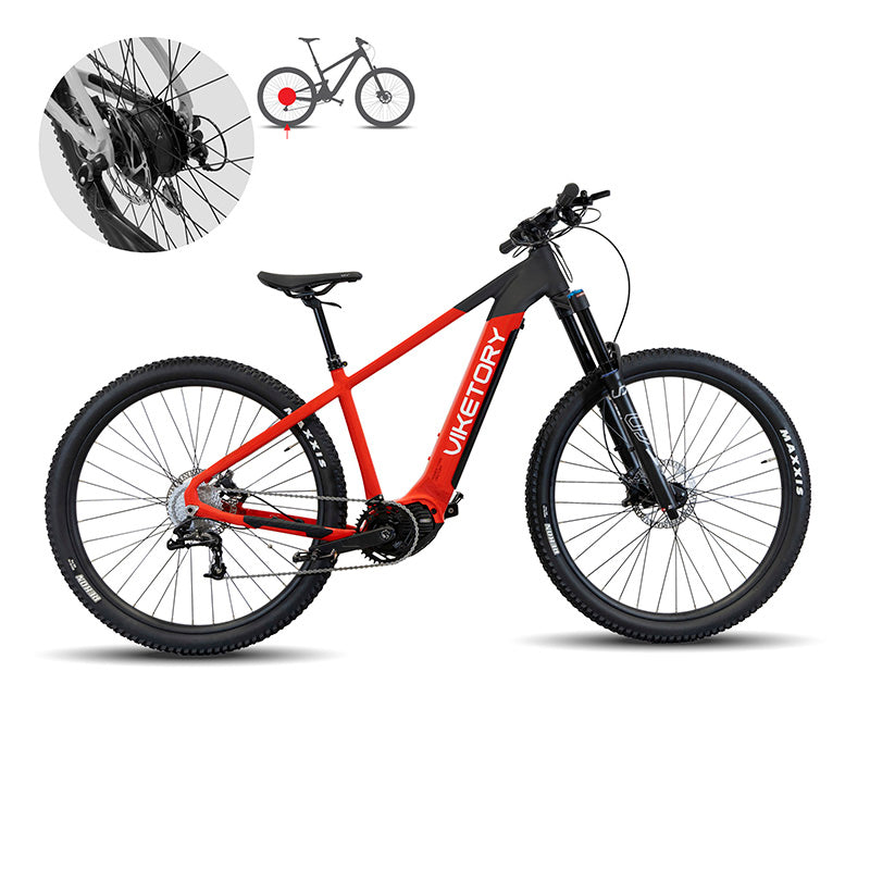 ROKTAR vélo électrique VTT Rouge/Noir