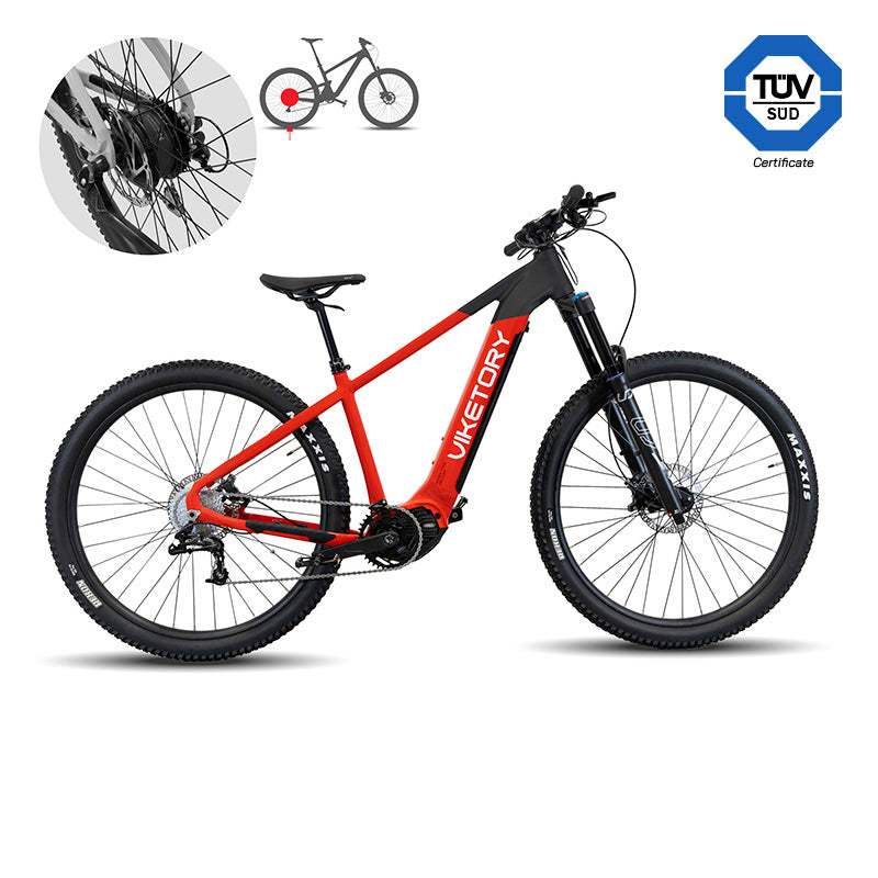 ROKTAR vélo électrique VTT Rouge/Noir