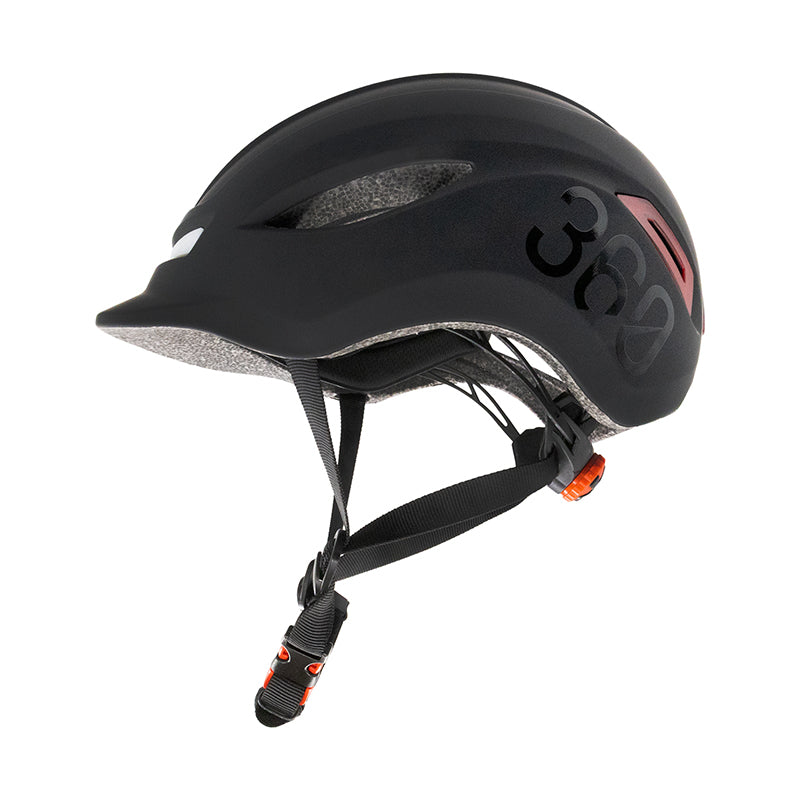 Casque CP02 urben  avec clignotant noir taille unique