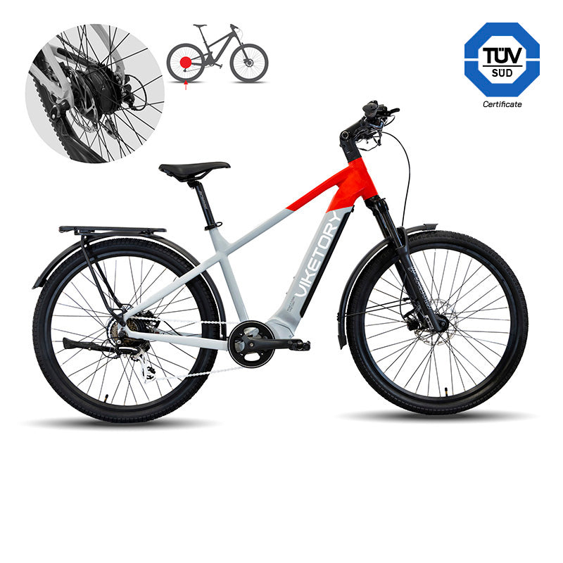 VENTIX vélo électrique URBAN Rouge