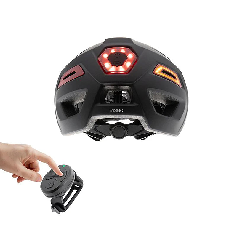 VENTUR Sport - Noir - Casque avec éclairage + clignotants