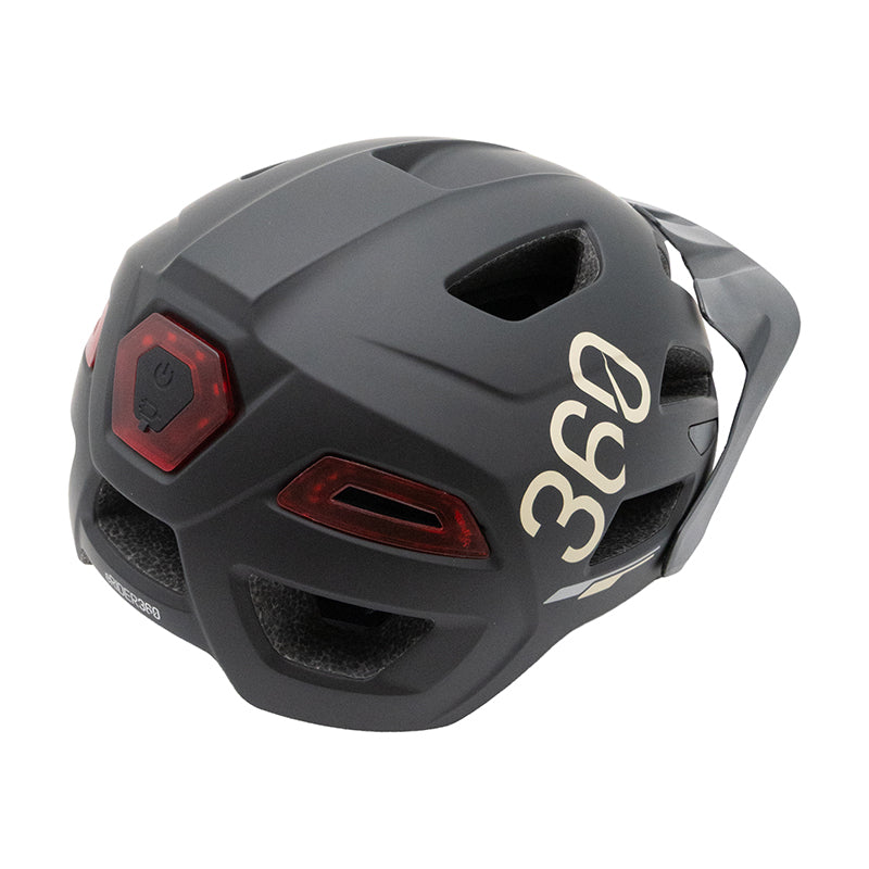 VENTUR Sport - Noir - Casque avec éclairage + clignotants