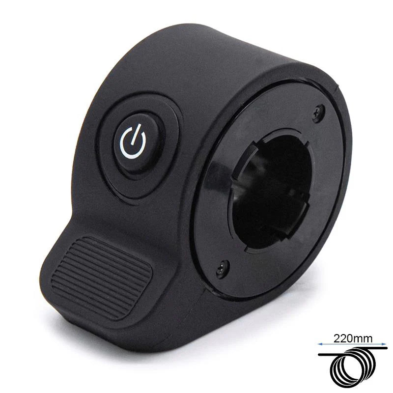 accélérateur avec bouton d'allumage noir 