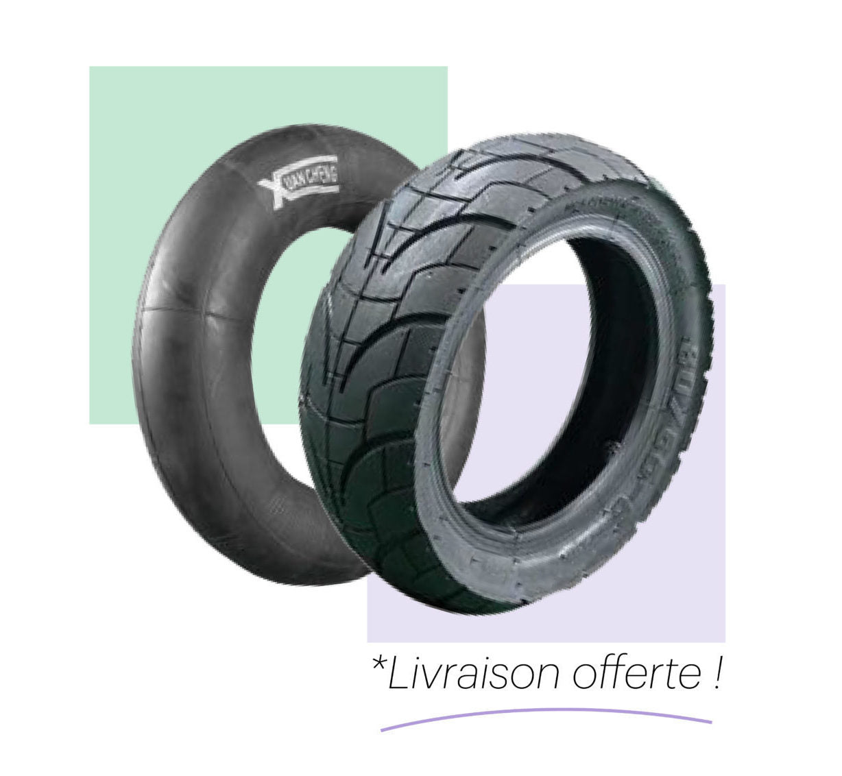 Pack Pneu + Chambre à Air | Dualtron Victor, Vsett 10+, Kaabo Mantis 10