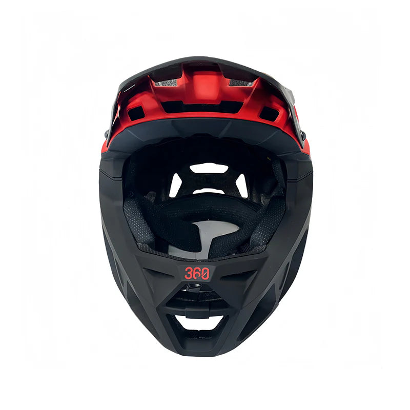 casque sport rouge L