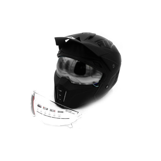Casque Street FRV Panther Noir Mat