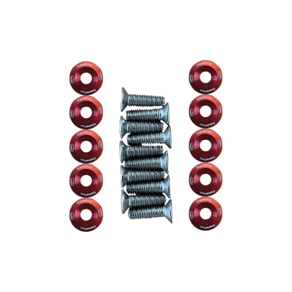 Rondelles de Deck Rouge | (Dualtron, Mobygum, Kaabo)