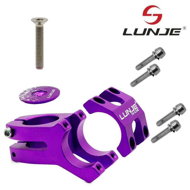potence pour guidon 31,8mm violet