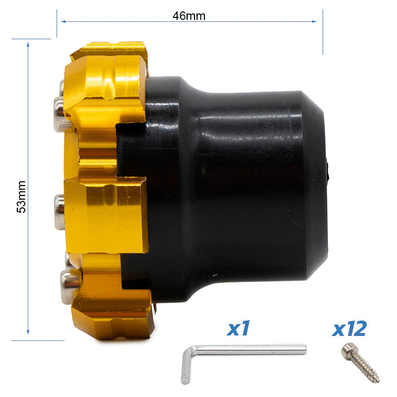 protection anti-chute pour moteur ou jante doré