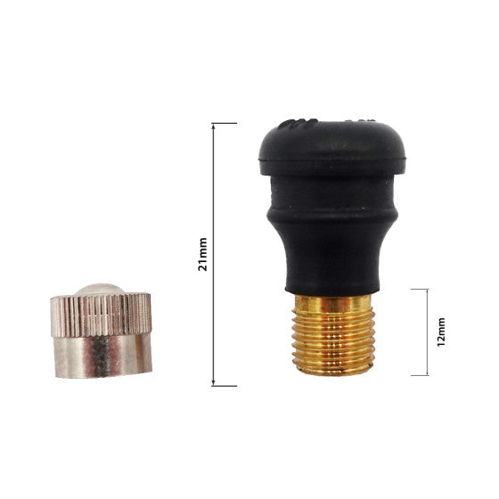 valve droite pneu tubeless